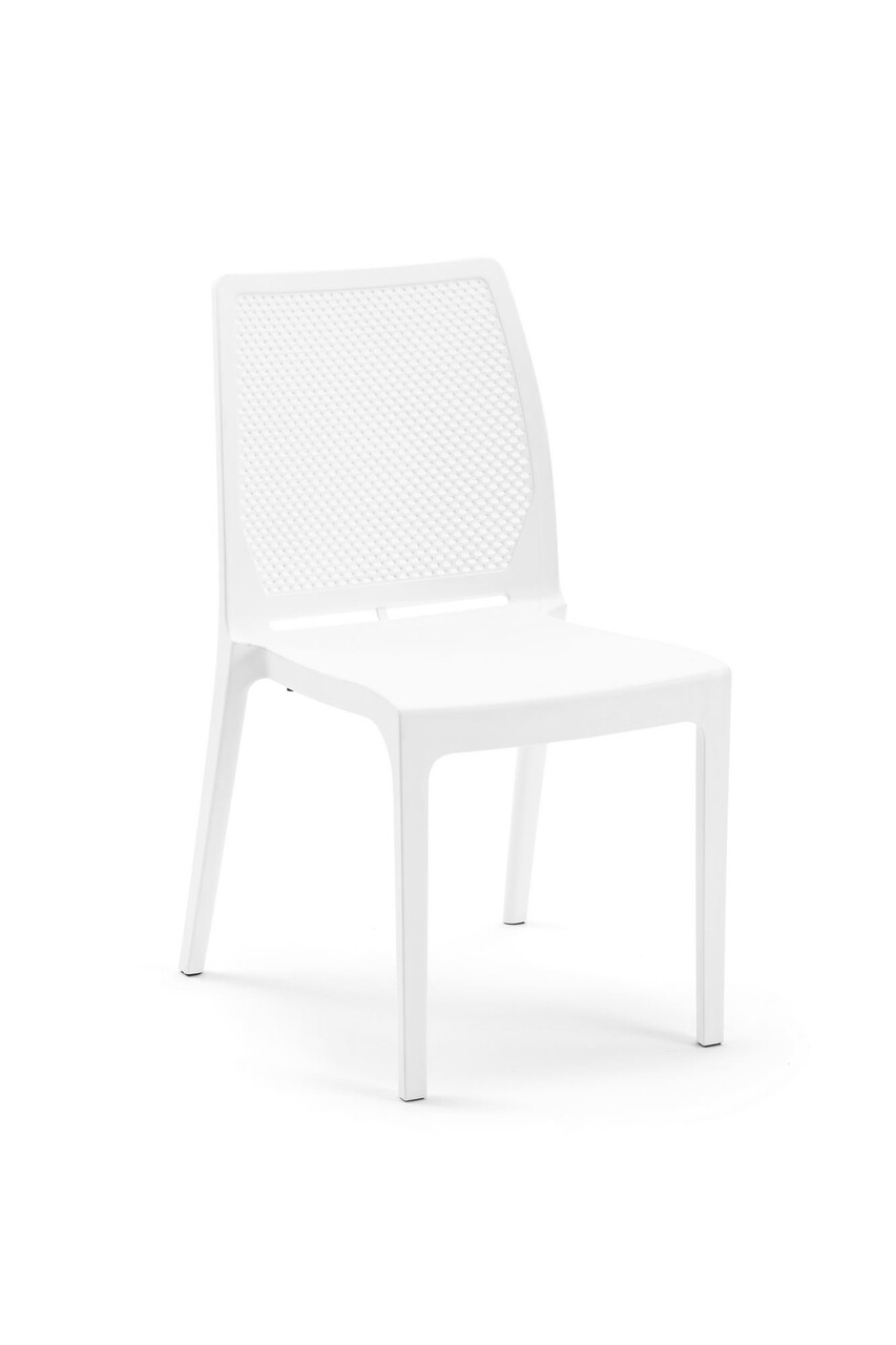 Scaun, Hanah Home, Icon, 57x85x46 cm, Alb - imagine 3